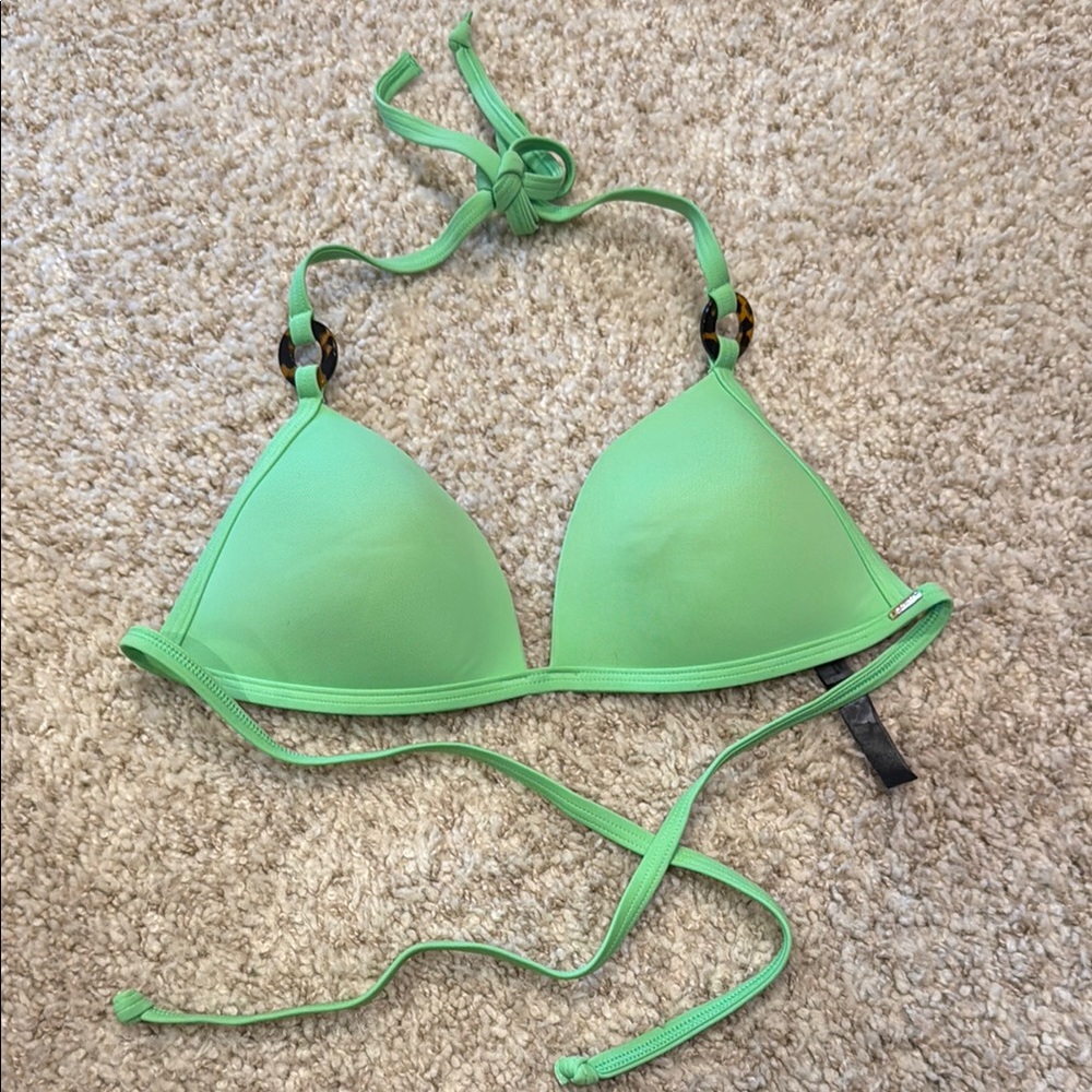 Green Women's Swim Top